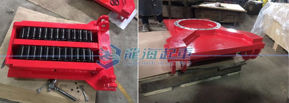 300噸雙排輪滾輪小車定制完工發(fā)貨了！